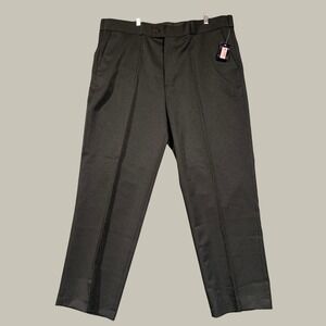 National Patrol Uniform Trousers Mens 44 Black Permanent Press Duty Pants NEW